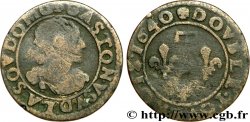 DOMBES - PRINCIPAUTÉ DE DOMBES - GASTON D ORLÉANS Double tournois, type 15