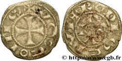 LANGUEDOC - COMTÉ DE RODEZ - HUGUES II et HUGUES III Denier TB+