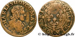 ARDENNES - PRINCIPAUTY OF ARCHES-CHARLEVILLE - CHARLES II OF GONZAGUE Double tournois, type 23