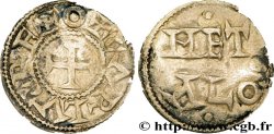 POITOU - COMTÉ DE POITOU - MONNAYAGE IMMOBILISÉ AU NOM DE CHARLES II LE CHAUVE Denier TB+/TTB