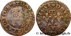DOMBES - PRINCIPAUTÉ DE DOMBES - GASTON D ORLÉANS Double tournois, type 8