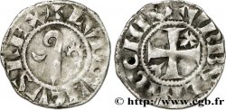 LANGRES - BISHOPRIC OF LANGRES - ANONYMOUS. Immobilization in the name of Louis IV d Outremer or Transmarinus Denier
