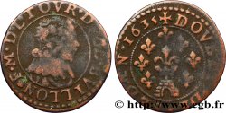 PRINCIPAUTY OF SEDAN - FREDERIC-MAURICE OF LA TOUR D AUVERGNE Double tournois, type 13 (grande collerette/grande tour en bas du champ)