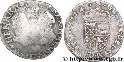 NAVARRE-BÉARN - HENRI III DE NAVARRE, II DE BÉARN ET MARGUERITE DE VALOIS Teston