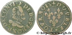 PRINCIPAUTÉ DE CHÂTEAU-REGNAULT - FRANÇOIS DE BOURBON-CONTI Double tournois, type 15, buste A