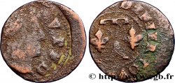 PRINCIPAUTY OF DOMBES - GASTON OF ORLEANS Denier tournois, type 13