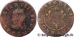 PRINCIPAUTY OF DOMBES - GASTON OF ORLEANS Denier tournois, type 7