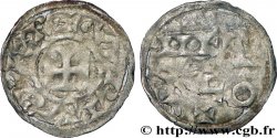 POITOU - COUNTY OF POITOU - COINAGE IMMOBILIZED IN THE NAME OF CHARLES II THE BALD Obole