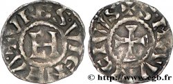 DAUPHINÉ - ARCHEVÊCHÉ DE VIENNE - ANONYMES Denier anonyme ou viennois au monogramme d Henri III le Noir
