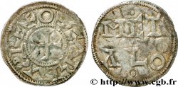 POITOU - COMTÉ DE POITOU - MONNAYAGE IMMOBILISÉ AU NOM DE CHARLES II LE CHAUVE Denier