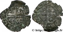 AQUITAINE - DUCHÉ D AQUITAINE - HENRY IV, HENRY V ou HENRY VI Denier, monnaie noire TB