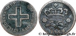 DUCHY OF SAVOY - CHARLES-EMMANUEL III 2 deniers, 2e type, (2 denari)