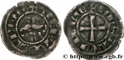 AQUITAINE - DUCHÉ D AQUITAINE - ÉDOUARD III D ANGLETERRE Denier au lion ou petit guyennois noir