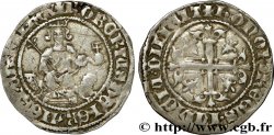 ITALY - KINGDOM OF NAPLES - ROBERT OF ANJOU Carlin d argent, gillat ou robert