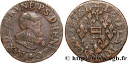 BERRY - PRINCIPAUTÉ DE BOISBELLE-HENRICHEMONT - MAXIMILIEN DE BÉTHUNE, DUC DE SULLY Double tournois, type 3