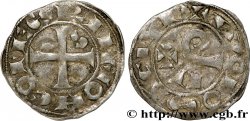 LANGUEDOC - COMTÉ DE TOULOUSE - RAYMOND V, RAYMOND VI ou RAYMOND VII Denier ou raimondin