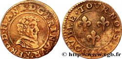 PRINCIPALITY OF ORANGE - FREDERICK HENRY OF NASSAU Double tournois, type 2, légende fautée