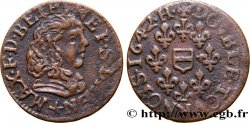 BERRY - PRINCIPAUTÉ DE BOISBELLE-HENRICHEMONT - MAXIMILIEN III FRANÇOIS DE BÉTHUNE Double tournois, type 6