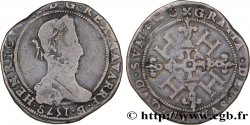 NAVARRE - KINGDOM OF NAVARRE - HENRY III Demi-franc