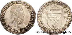 DOMBES - PRINCIPAUTÉ DE DOMBES - HENRI II DE MONTPENSIER Demi-teston TTB+