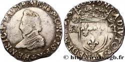 DOMBES - PRINCIPAUTÉ DE DOMBES - HENRI II DE MONTPENSIER Demi-teston TB+