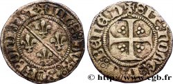 DOMBES - SEIGNEURIE DE TRÉVOUX - JEAN II DE BOURBON Pièce de quatre deniers tournois