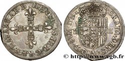 NAVARRE-BÉARN - HENRI III DE NAVARRE, II DE BÉARN Quart d écu