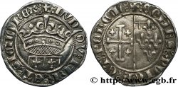 PROVENCE - COMTÉ DE PROVENCE - LOUIS II D ANJOU Gros ou sol coronat