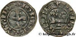 NAVARRE - ROYAUME DE NAVARRE - JEANNE DE NAVARRE Denier TB+/TTB