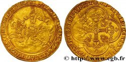 COUNTY OF FLANDRE - LOUIS OF MALE Franc à cheval AU/XF