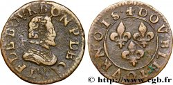 PRINCIPAUTY OF CHATEAU-REGNAULT - FRANCOIS OF BOURBON-CONTI Double tournois, type 18