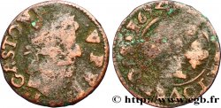 DOMBES - PRINCIPAUTÉ DE DOMBES - GASTON D ORLÉANS Denier tournois, type 13
