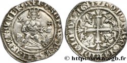 PROVENCE - COMTÉ DE PROVENCE - ROBERT D ANJOU Carlin d argent, gillat ou robert