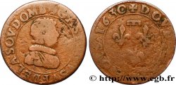 DOMBES - PRINCIPAUTÉ DE DOMBES - GASTON D ORLÉANS Double tournois, type 7