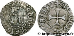 BRETAGNE - DUCHÉ DE BRETAGNE - FRANÇOIS IER ET FRANÇOIS II Demi-blanc à la targe
