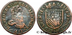 SEDAN - HENRI OF LA TOUR D AUVERGNE Liard, type 4 (col fraisé)