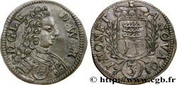 MONTBÉLIARD - COMTÉ DE MONTBÉLIARD - LÉOPOLD EBERHARD Trois kreutzer