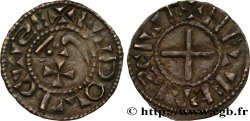 NIVERNAIS - COMTÉ DE NEVERS - MONNAYAGE IMMOBILISÉ AU NOM DE LOUIS IV D OUTREMER Denier immobilisé au nom de Louis IV SUP/TTB+