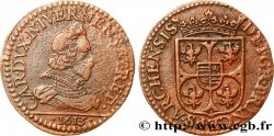 ARDENNES - PRINCIPAUTY OF ARCHES-CHARLEVILLE - CHARLES I OF GONZAGUE Liard, type 3B