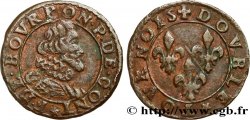 PRINCIPAUTY OF CHATEAU-REGNAULT - FRANCOIS OF BOURBON-CONTI Double tournois, type 12