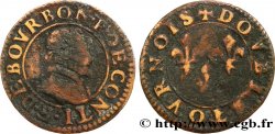 PRINCIPAUTÉ DE CHÂTEAU-REGNAULT - FRANÇOIS DE BOURBON-CONTI Double tournois, type 18
