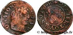 DOMBES - PRINCIPAUTÉ DE DOMBES - GASTON D ORLÉANS Denier tournois, type 10