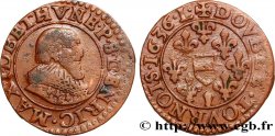 BERRY - PRINCIPAUTÉ DE BOISBELLE-HENRICHEMONT - MAXIMILIEN DE BÉTHUNE, DUC DE SULLY Double tournois, type 1