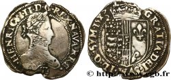 KINGDOM OF NAVARRE - HENRY III Demi-franc