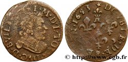 PRINCIPAUTY OF SEDAN - FREDERIC-MAURICE OF LA TOUR D AUVERGNE Double tournois, type 14 (grande collerette/petite tour en haut du champ)