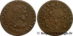 ARDENNES - PRINCIPAUTÉ SOUVERAINE D ARCHES-CHARLEVILLE - CHARLES II DE GONZAGUE Double tournois, légende à six heures, 2e effigie