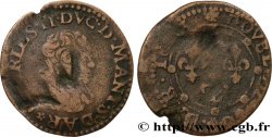 ARDENNES - PRINCIPAUTÉ SOUVERAINE D ARCHES-CHARLEVILLE - CHARLES II DE GONZAGUE Double tournois, légende à six heures, 2e effigie