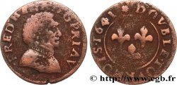 PRINCIPAUTY OF ORANGE - FREDERIC-HENRY OF NASSAU Double tournois, type 5