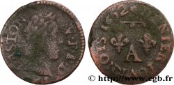 PRINCIPAUTY OF DOMBES - GASTON OF ORLEANS Denier tournois, type 13