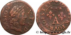 PRINCIPAUTY OF DOMBES - GASTON OF ORLEANS Denier tournois, type 10